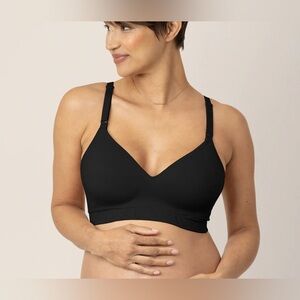 Kindred Bravely Signature Sublime Contour Black Nursing Bra‎ Small Busty